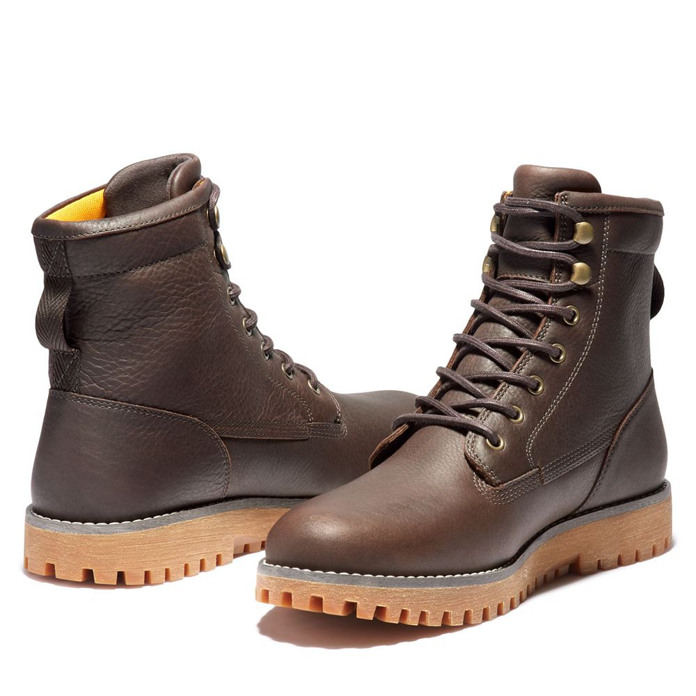 Timberland Μποτες Χιονιού Ανδρικα Βαθυ Καφε - Jackson\'s Landing Waterproof - Greece 6912530-CZ